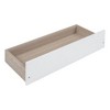 CAVINAS Twin Size Bed Frame, Wooden House Bed with 2 Drawers, House-Shaped Floor Bed for Kids, Teens, Girls, Boys, Floor Platform Bed - 4 of 4