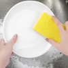 Unique Bargains Kitchen Bathroom High-Density Foam Efficient Cleaning Sponge 6 Pcs - 3 of 4