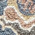 cream, steel blue, light brown