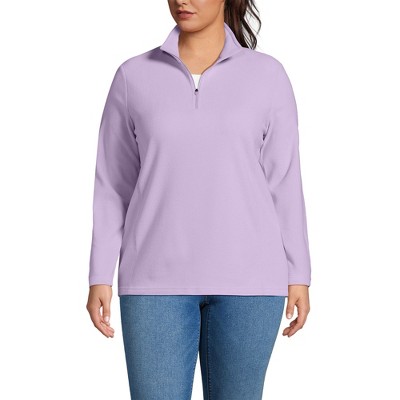 Lands' End Women's Anyweather Fleece Quarter Zip Pullover