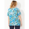 Catherines Women's Plus Size Petite Suprema Short Sleeve V-Neck Tee - 3 of 4