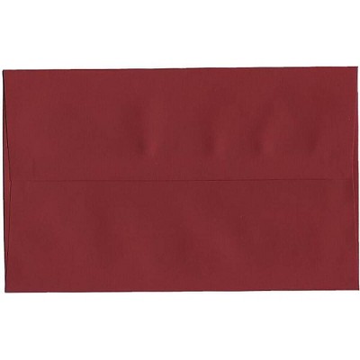 JAM Paper A10 Invitation Envelopes 6 x 9.5 Dark Red 157468I