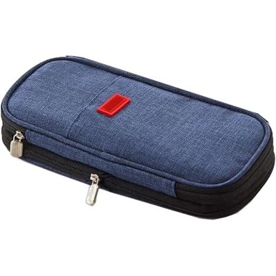 Fmeida Large Storage Pencil Case Pen Bag with Zipper Big Capacity Pouch Organizer for Office Travel Holder Box