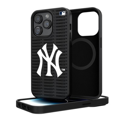 Keyscaper New York Yankees Text Backdrop Magnetic Phone Case For