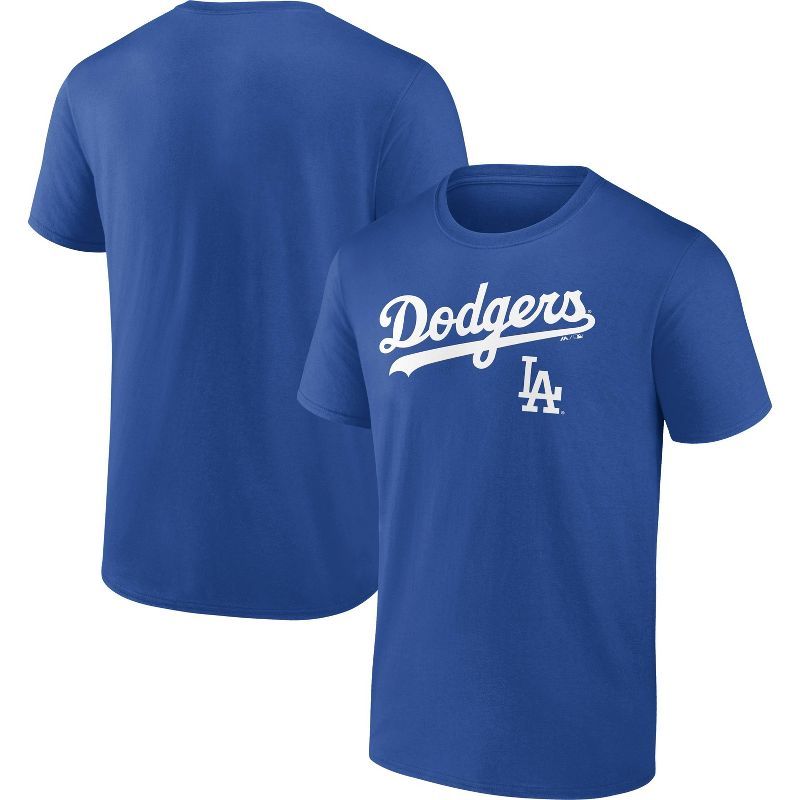 MLB Los Angeles Dodgers Men&#39;s Short Sleeve T-Shirt, 3 of 4