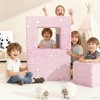 Hooseng Toddler Couch, 3 in 1 Glow Modular Kids Play Couch Sofa, Toddler Fold Out Couch for Playroom, Convertible Play Foam Couch for Boys & Girls - 2 of 4