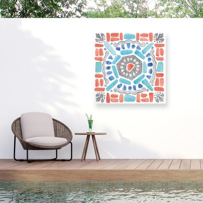 Beth Grove Coastal Sea Life X Outdoor Canvas Art