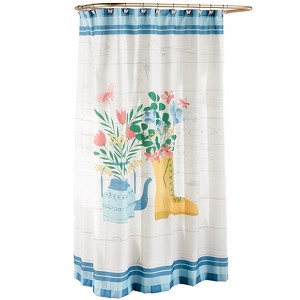 The Lakeside Collection Hello Spring Bath Collection - Shower Curtain - 1 of 2