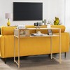 Costway Console Entryway Table Long Couch Side Table Narrow for Hallway, Living Room - 2 of 4