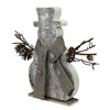 Northlight Birchwood and Twig Snowman with Pine Cone Christmas Decoration - 11.75" - 2 of 3