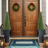 NicBex 59" Artificial Boxwood Topiary Tree Potted Decor for Indoor/Outdoor, 1pc/2pc Classic Greenery with Sturdy Base, Low Maintenance - 2 of 4