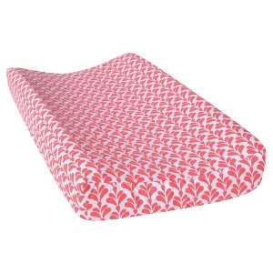 Trend Lab Changing Pad Cover - Shell Floral, Pink