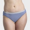 Fruit of the Loom Women's 6+3 Bonus Pack Cotton Heather Bikini Underwear - Blue/Green/Purple - 3 of 4