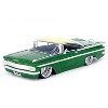 1959 Chevrolet Impala Lowrider Green Metallic w/Cream Top & DUB Wire Wheels "Street Low" Series 1/24 Diecast Model Car by Jada - 2 of 3