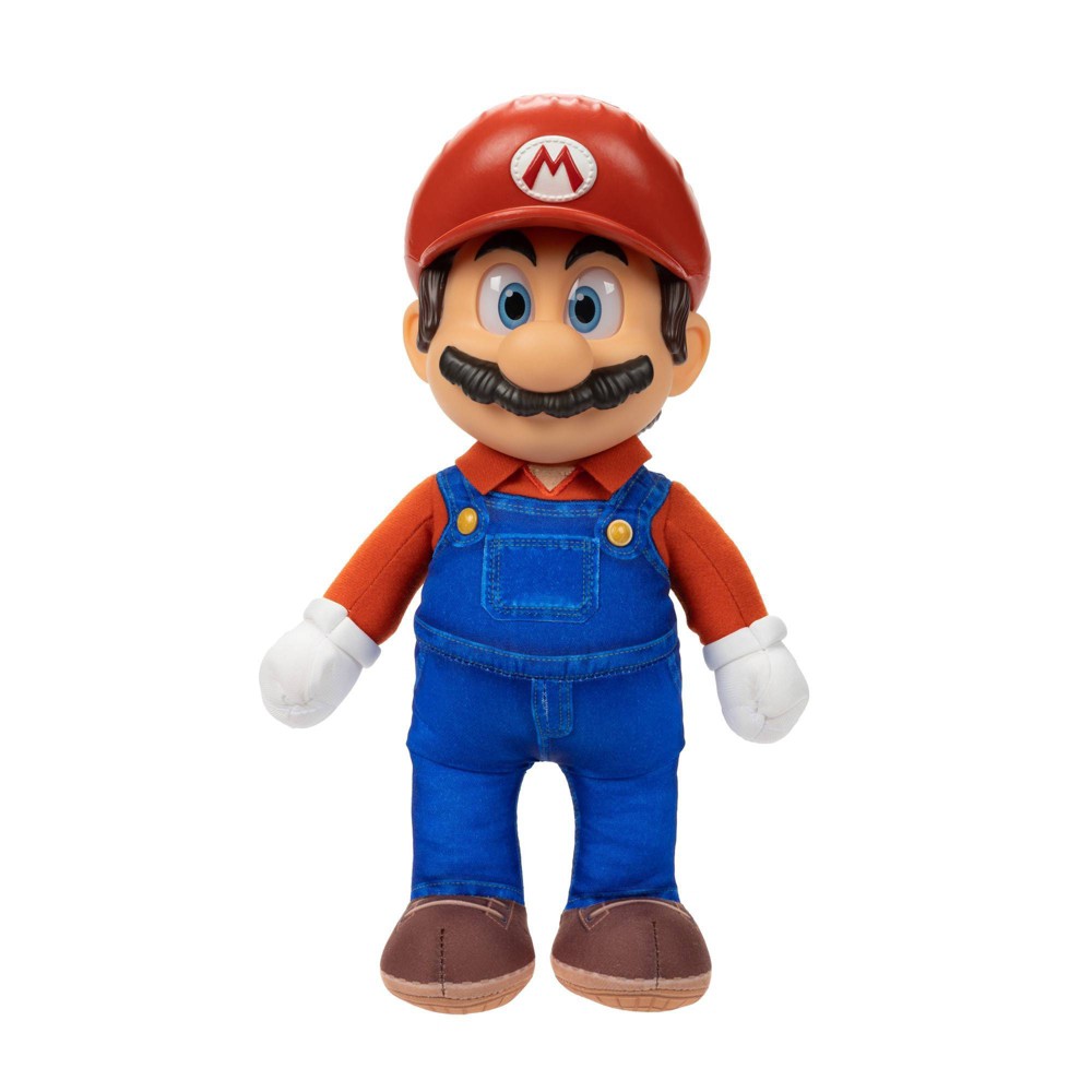 Photos - Doll Nintendo The Super Mario Bros. Movie Mario Poseable Plush 