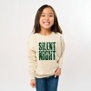 Silent Night Block Distressed - Youth Graphic Sweatshirt - 2 of 4