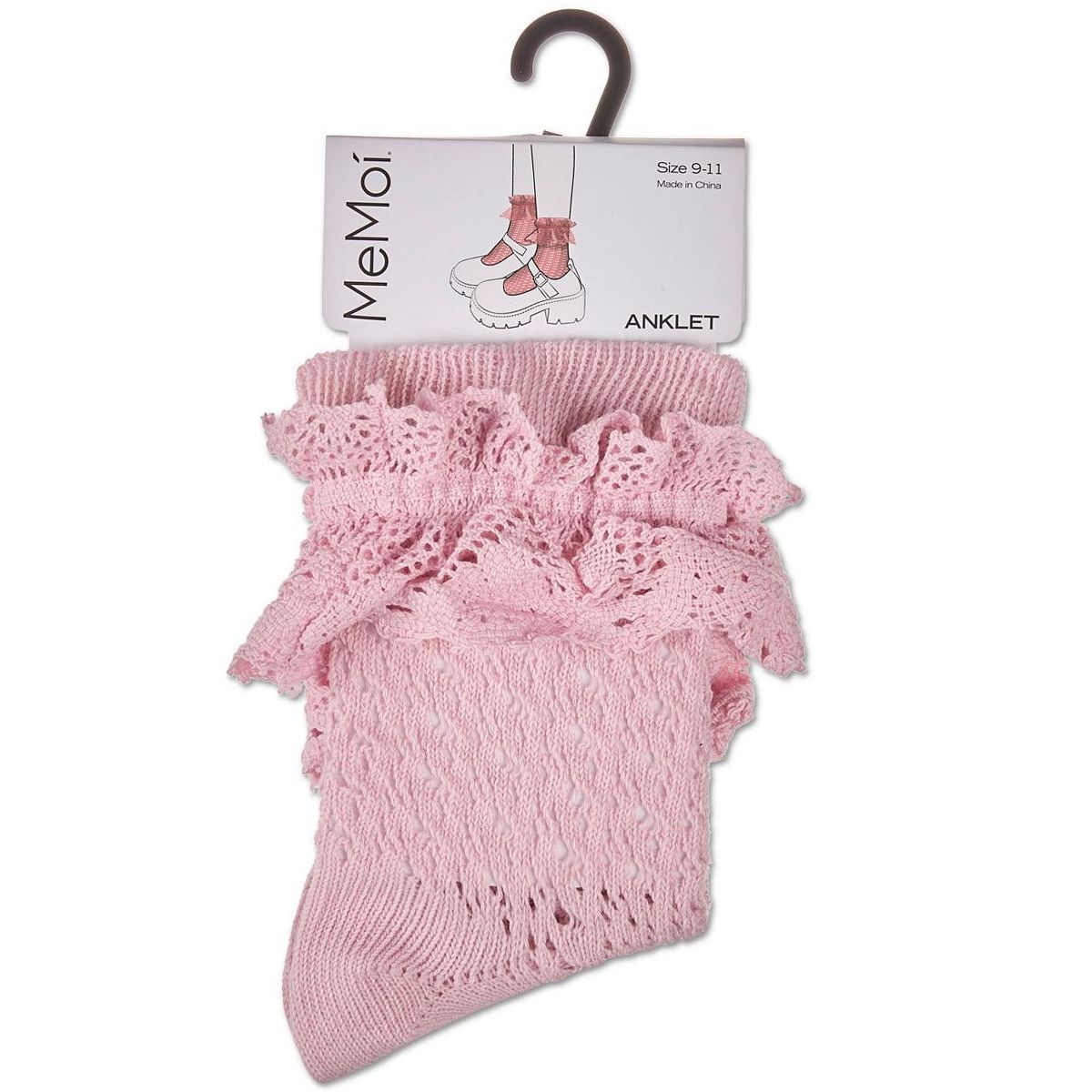 Memoi Women's Whimsy Lace Anklet Socks - thumbnail 8