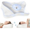 DOMETOUR Ergonomic Foam Neck Pillow Neck Support Neck Protection Good Sleep - 2 of 4