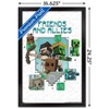 Trends International Minecraft: Legends - Friends and Allies Framed Wall Poster Prints - 3 of 4
