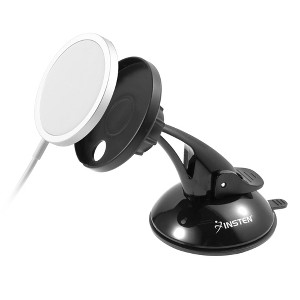 Insten Car Phone Holder & Pad Compatible with iPhone 13 Pro/Max/Mini/12 Magsafe Charger, Strong Wireless Suction Cup for Dashboard - 1 of 4