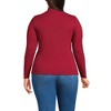 Lands' End Women's Drapey Rib Skimming Long Sleeve Mock Neck - 2 of 3