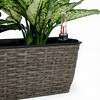 Okak Vertical Succulent & Orchid Pots with Drainage Holes Space Saving Planters for Indoor/Outdoor, 2 Pack(S+M) - 2 of 4