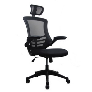 TiramisuBest Modern High-Back Mesh Executive Office Chair with Headrest and Flip-Up Arms, Modular Sectional Sofa with Storage, Sideboard Buf - 1 of 4