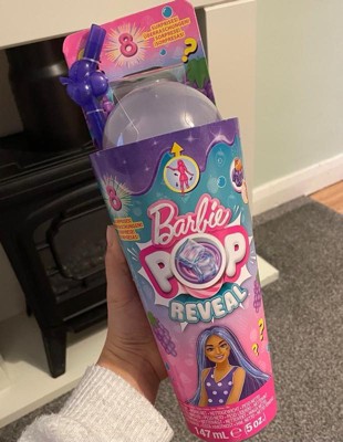 Barbie Pop Reveal Fruit Series Grape Fizz Doll, 8 Surprises Include Pet,  Slime, Scent & Color Change : Target