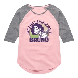 Girls' - Encanto -  Shirt Tail Raglan Graphic T-shirt - 1 of 4