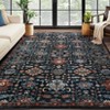 TROPOW Rugs for Living Room Washable, Soft Vintage Large Bedroom Rug Boho Low Pile Non-Slip Area Rugs Farmhouse Indoor Floor Carpet for Bedroom - 2 of 4