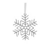 Melrose Glittered Wire Snowflake Ornament (Set of 12) - 4 of 4