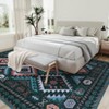 Washable Area Rug Modern Geometric Boho Floor Rugs for Living Room Easy to Care Non Shedding Farmhouse Accent Carpet for Nursery - 2 of 4