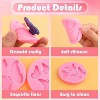 JDICTION 4-Piece Mini Butterfly Silicone Molds for Chocolate, Candy, Cake Decorating, and Resin Crafts - 3 of 4