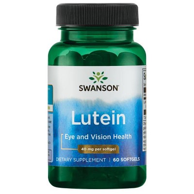 Swanson Dietary Supplements Lutein 40 mg 60 Sgels.