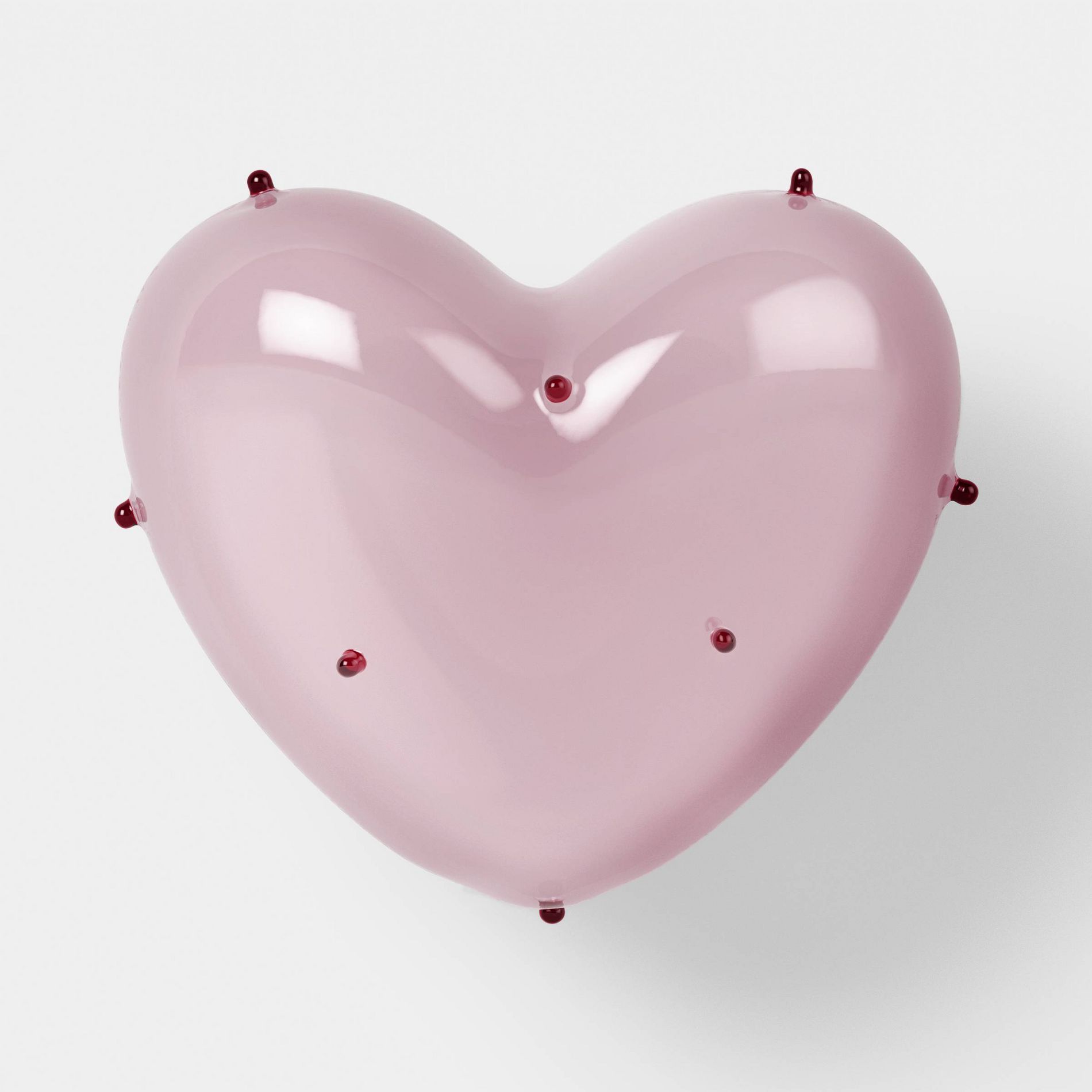 Valentine's Day Glass Heart Decorative Object - Threshold™