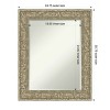 Amanti Art Luxe Half-Inch-Bevel Framed Bathroom Vanity Wall Mirror - 3 of 4