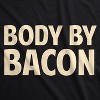 Mens Body By Bacon T Shirt Funny Bacon Eating Shirt Lover Gift for Dad Grilling - Crazy Dog Men's T Shirt - 2 of 4