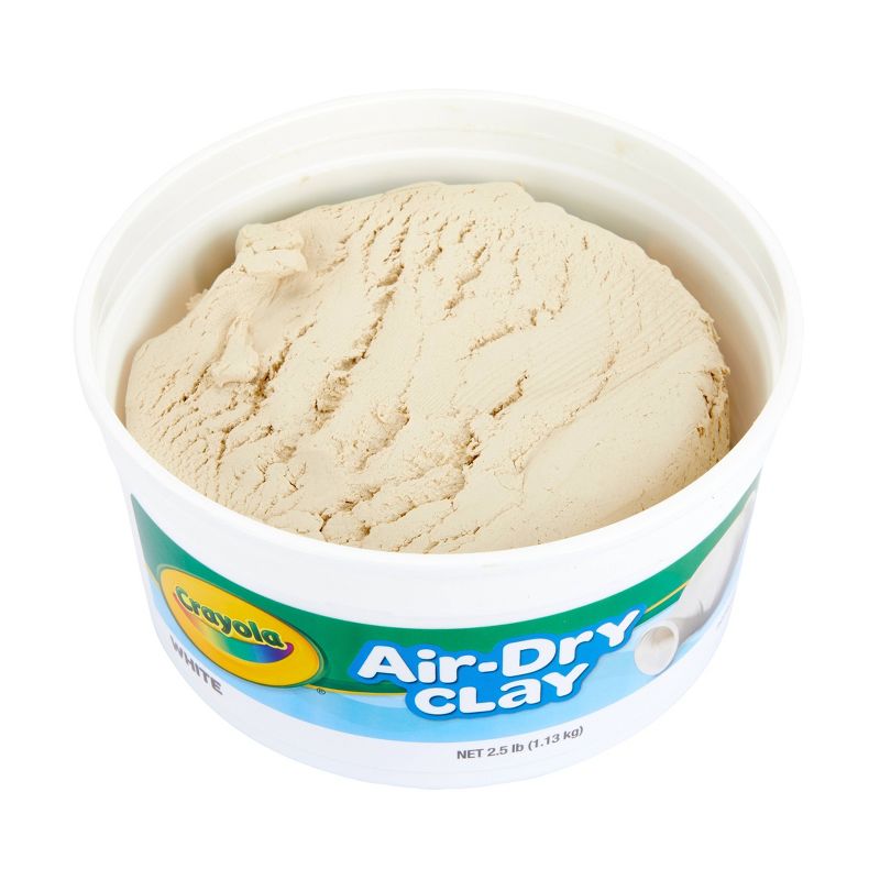 Crayola 2.5lb Air Dry Clay White, 2 of 6
