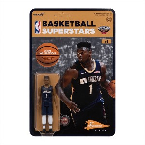 NBA New Orleans Pelicans 3.75" ReAction Action Figure - Zion Williamson - 1 of 1