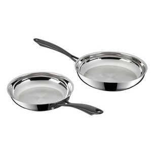 Cuisinart Radiant Pro 2pc (8" and 10") Stainless Steel Fry Pan Set - 1 of 4