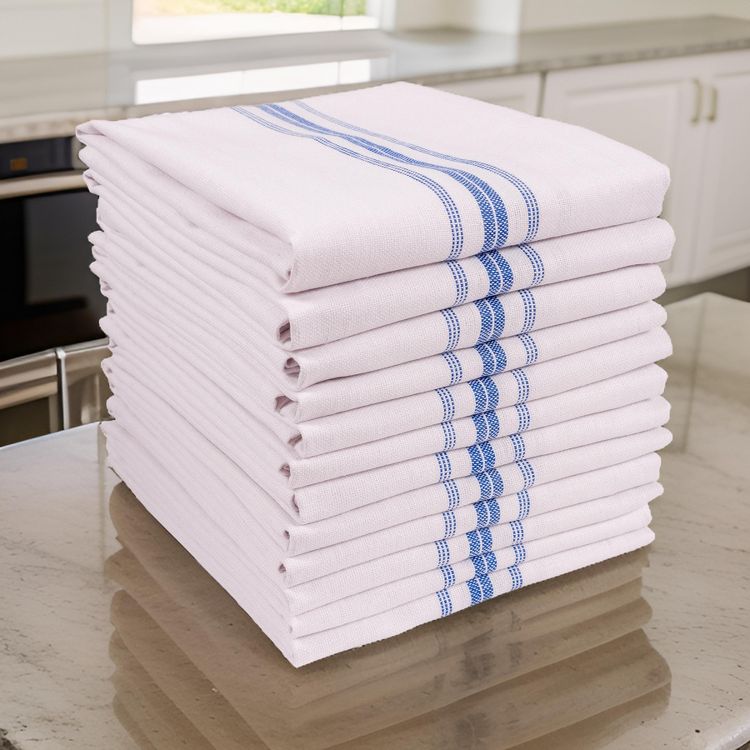 KAF Home Farmhouse Stripe Set Of 12 Kitchen Towels - 15" x 25", 4 of 6