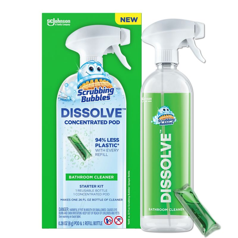 Scrubbing Bubbles Dissolve Pods Bathroom Cleaner Starter Kit - 0.28 fl oz/2ct, 5 of 22