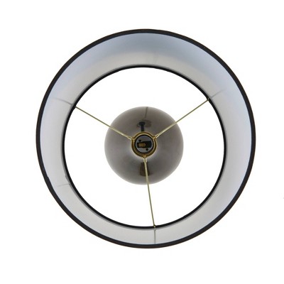 Liora Black and Gold Ceramic Table Lamp Set