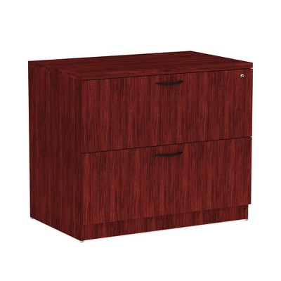Mahogany 2-Drawer Lockable Water Resistant Lateral File Cabinet