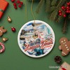 Laguna Beach Artistic Christmas Ornament, California Coastal Seaside Souvenir and Gift Circle Oval - 4 of 4
