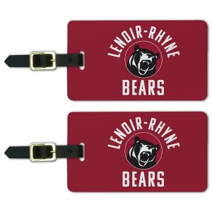 LenoirRhyne University Bears Logo Luggage ID Tags Suitcase CarryOn Cards  Set of 2 - 1 of 4