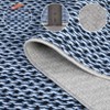 Printed Area Rug, Realistic Braided-Look Textured Rugs, Machine Washable Non-Slip Indoor Carpet for Living Room, Bedroom & Durable Home Decor - 3 of 4