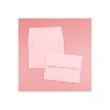 JAM Paper A2 Invitation Envelopes 4.375 x 5.75 Baby Pink 155623I - 4 of 4