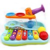 JuzToys Rainbow Piano Xylophone Toy – Music Toy Pounding Bench with Balls & Hammer, Educational Toy Musical Instrument for Kids - 2 of 3