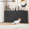 Garvee 9 Drawer Dresser with Charging Station, Modern Wood Chest of Drawers for Bedroom, Closet, Living Room - 4 of 4